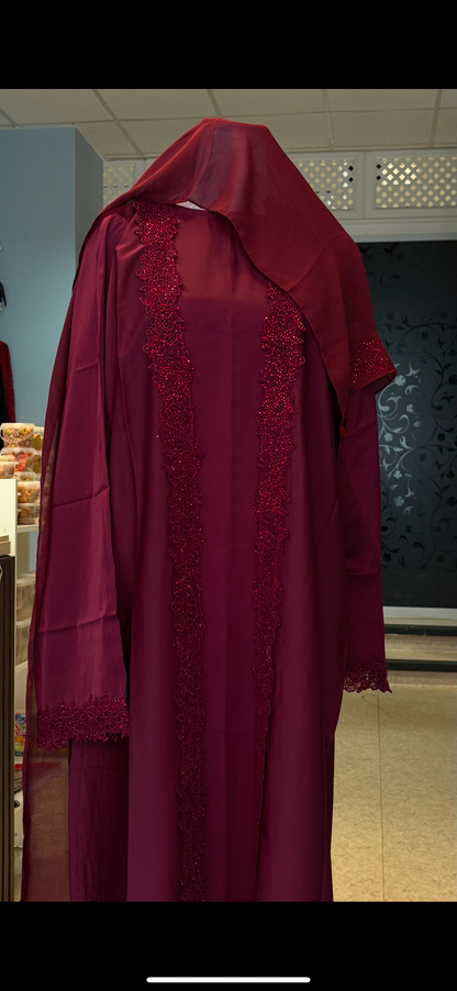 Abaya with inner dress