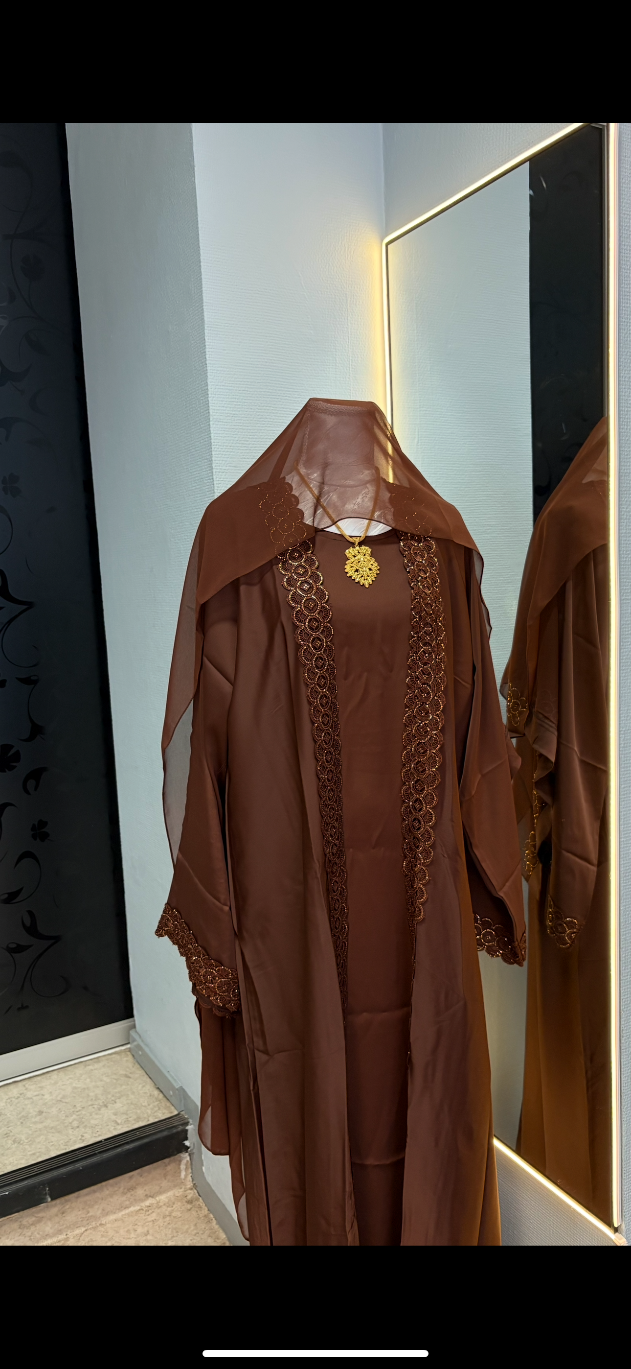 Abaya with inner dress