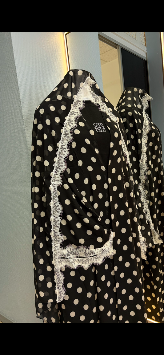 polka dot  New trendy abayas